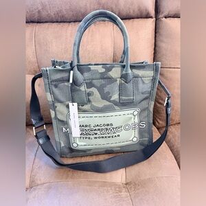 Marc Jacobs Green Camouflage Messenger Bag
